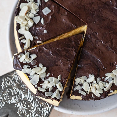 Cheesecake vanillé et cacao